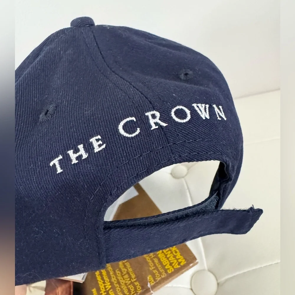 Netflix “The Crown” Navy Blue Cap with Crest